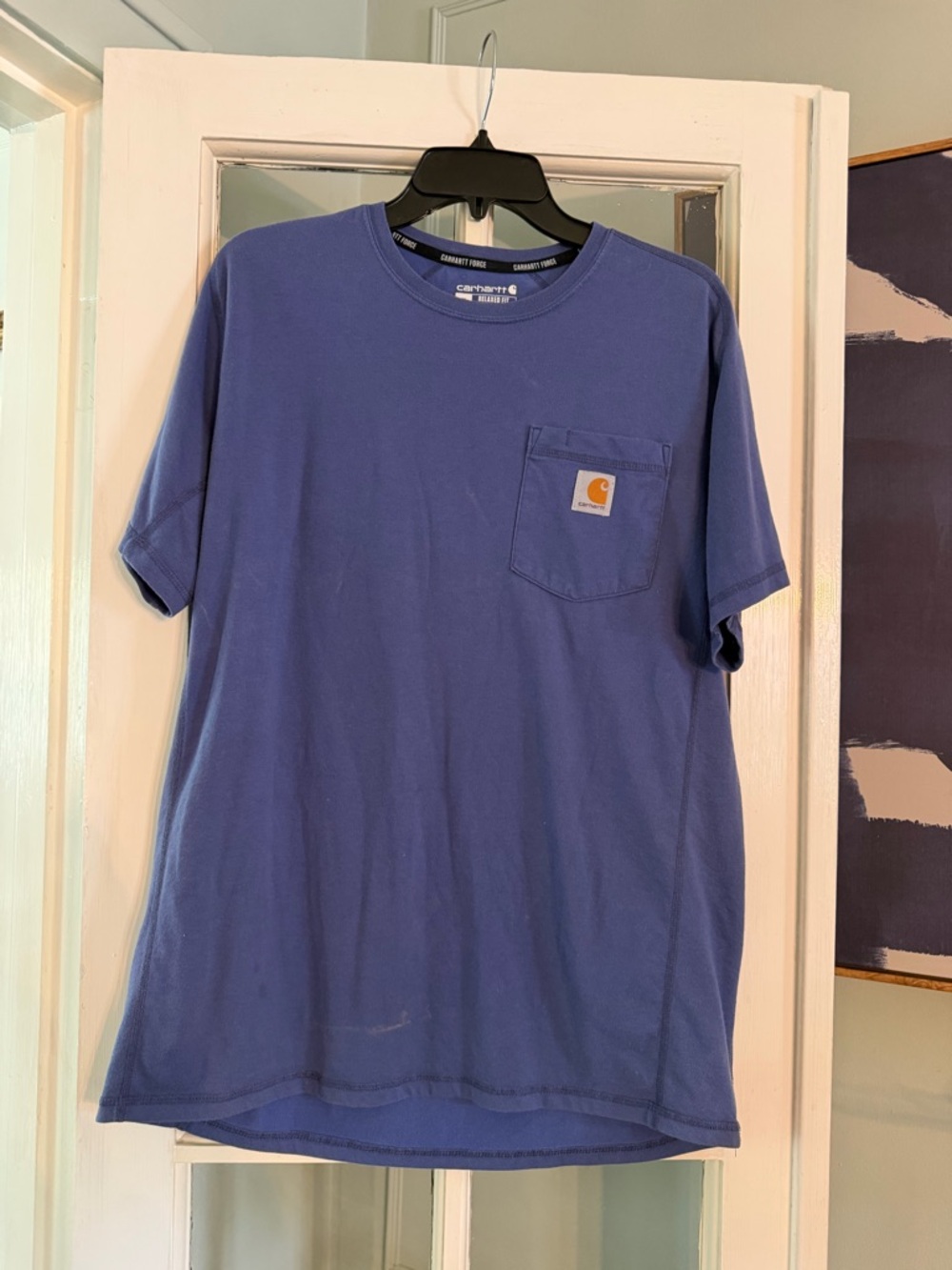 Carhartt Short-Sleeve Pocket Tee in Blue Violet